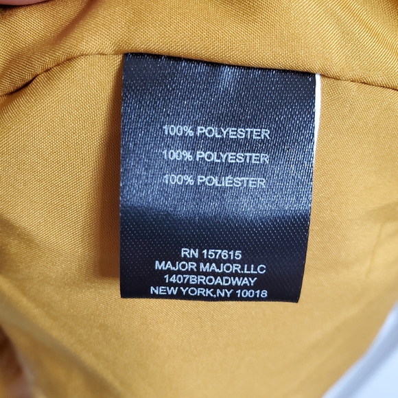 Tahari ASL Lace-Trim Tierred Split Neck Dress SZ 2 NWT Mustard Coquette Girl - Picture 9 of 11